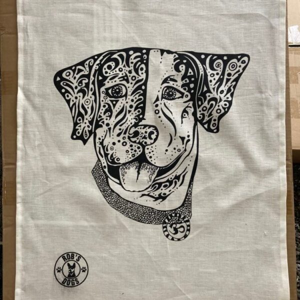 Designer Doggie Tea Towel